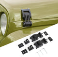 Black Stainless Steel Hood Catch Latches Pack of 2 N332