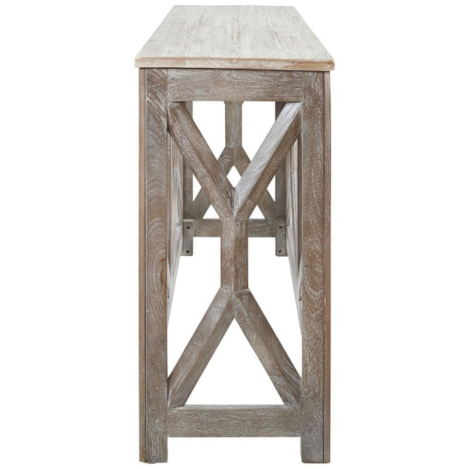 Antique Gray Console Table G868