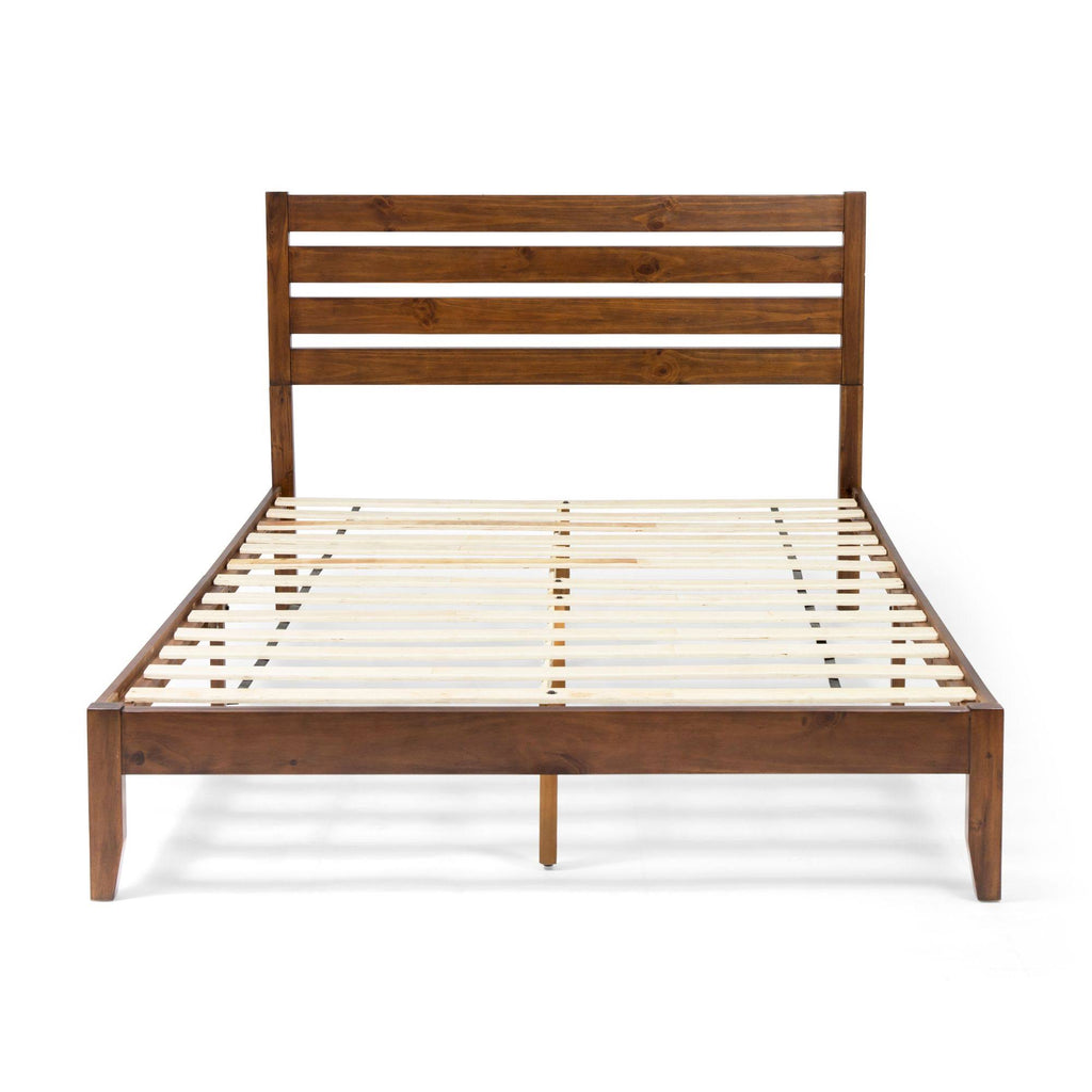 Queen Size Brown Bed Frame P1595