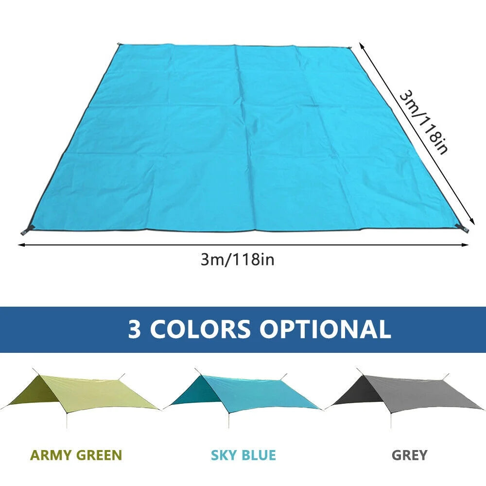 10' x 10' Green Square Sun Shade Sail Canopy F277592