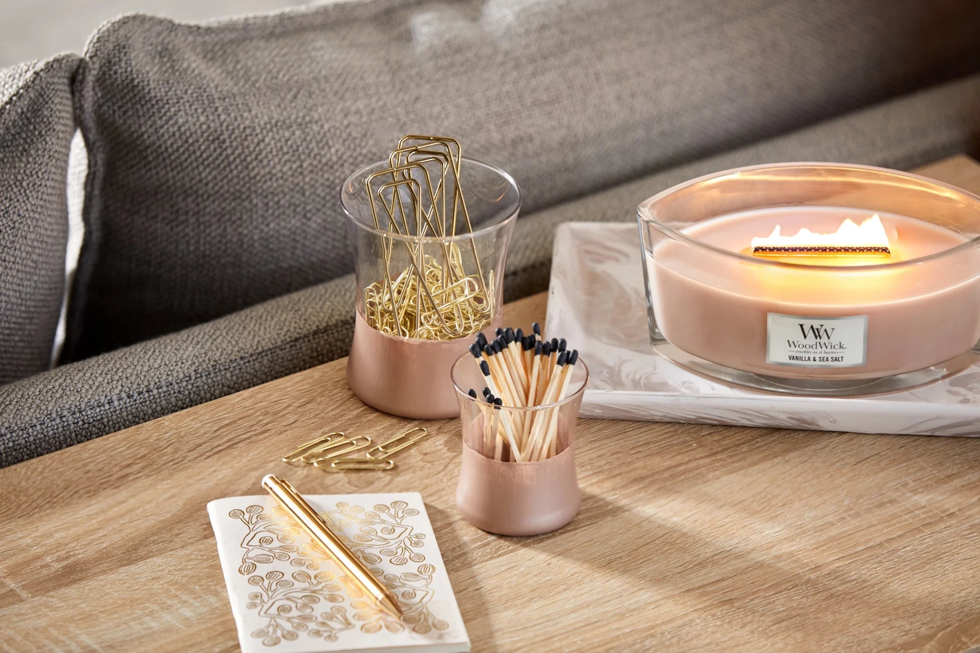 Vanilla Sea Salt Ellipse Candle N293997
