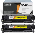 2 Pack Yellow High Yield Toner Cartridge A9098