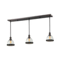 Olde Bronze 3-Light Island/Billiard T64561