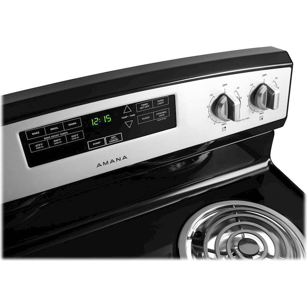 30-Inch Electric Range with Bake Assist Temps - Stainless Steel B297