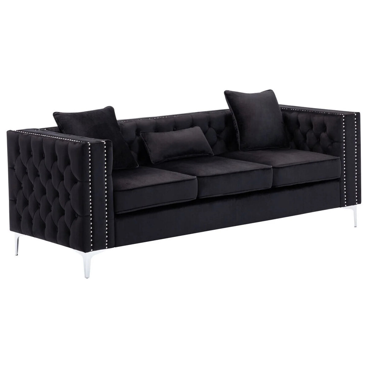 Nordic Haven Velvet Sofa C96258