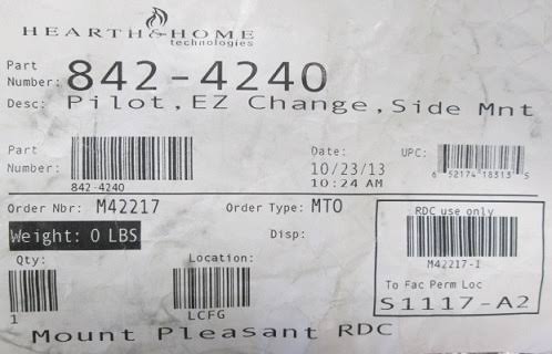 EZ Side Mount NG / LP Pilot Assembly W343