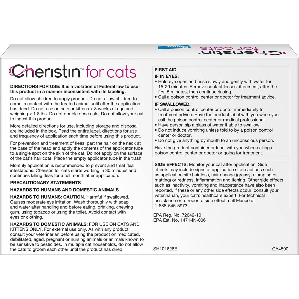 12 Pack 12 ct Flea Treatment for Cats X843
