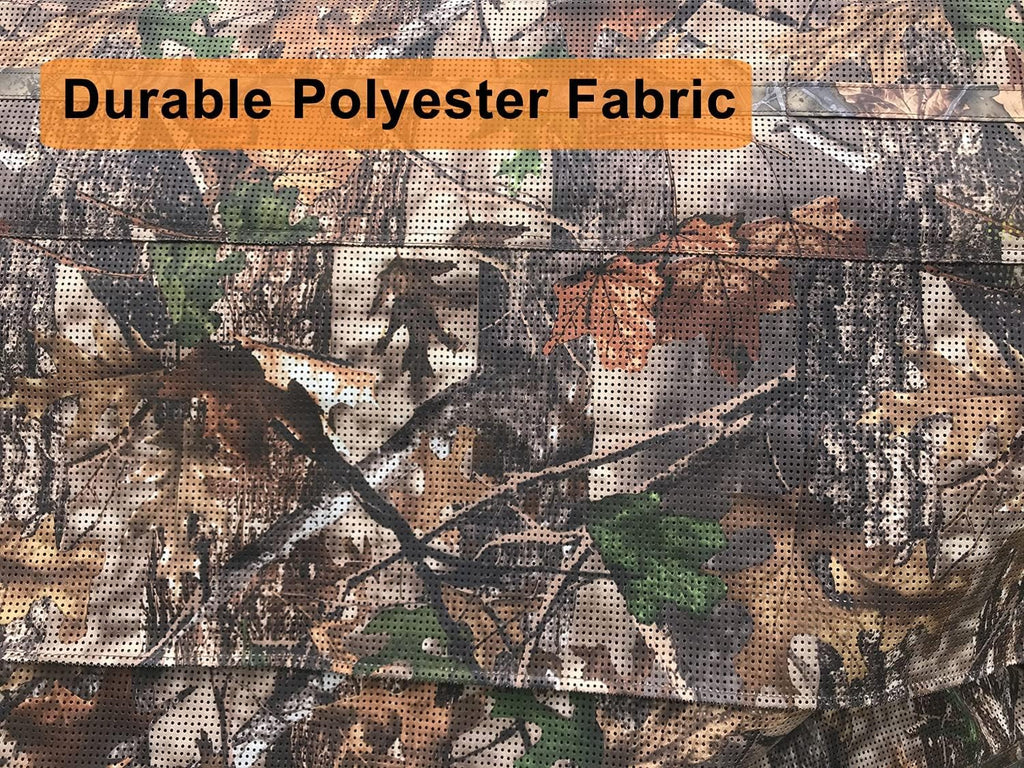 Portable 3 Person 270° See Through Ground Camouflage Hunting Blind Tent H717538