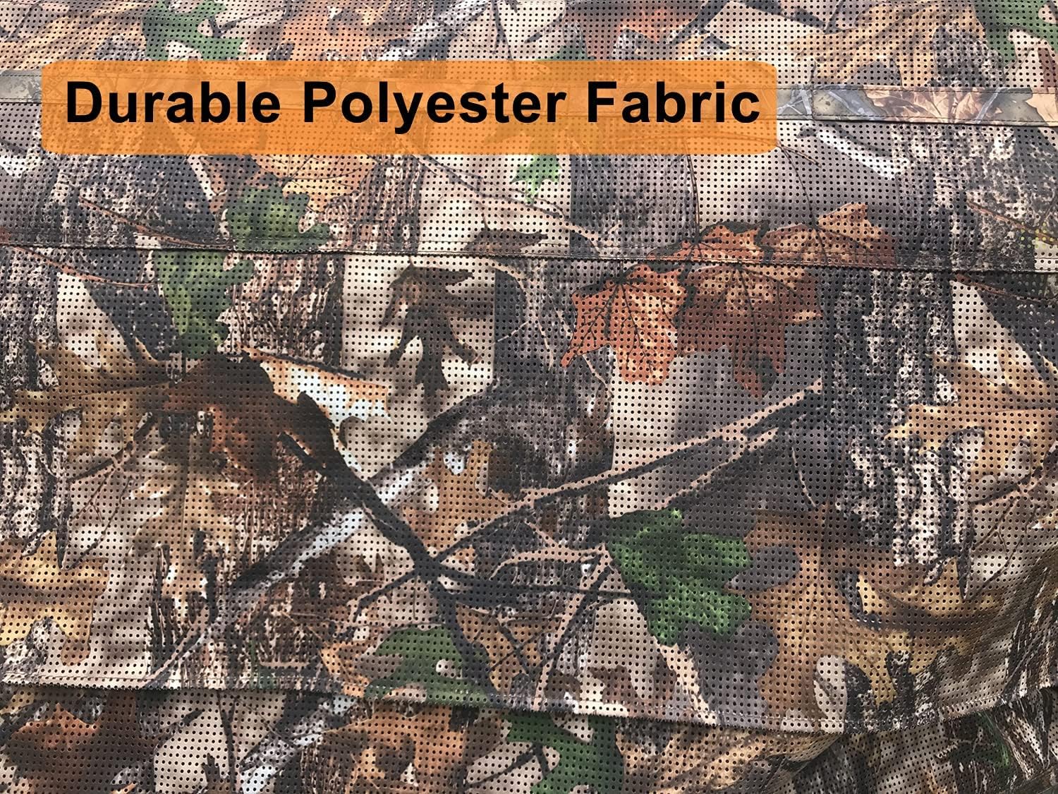 Portable 3 Person 270° See Through Ground Camouflage Hunting Blind Tent H717538