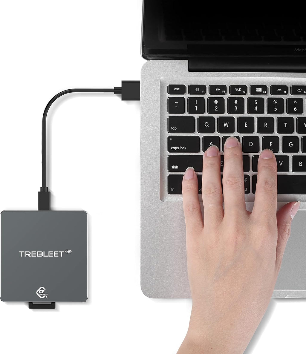 Dual-Slot CFexpress Type B and SD 4.0 UHS-II Card Reader USB 3.2 Gen 2 10Gbps E423