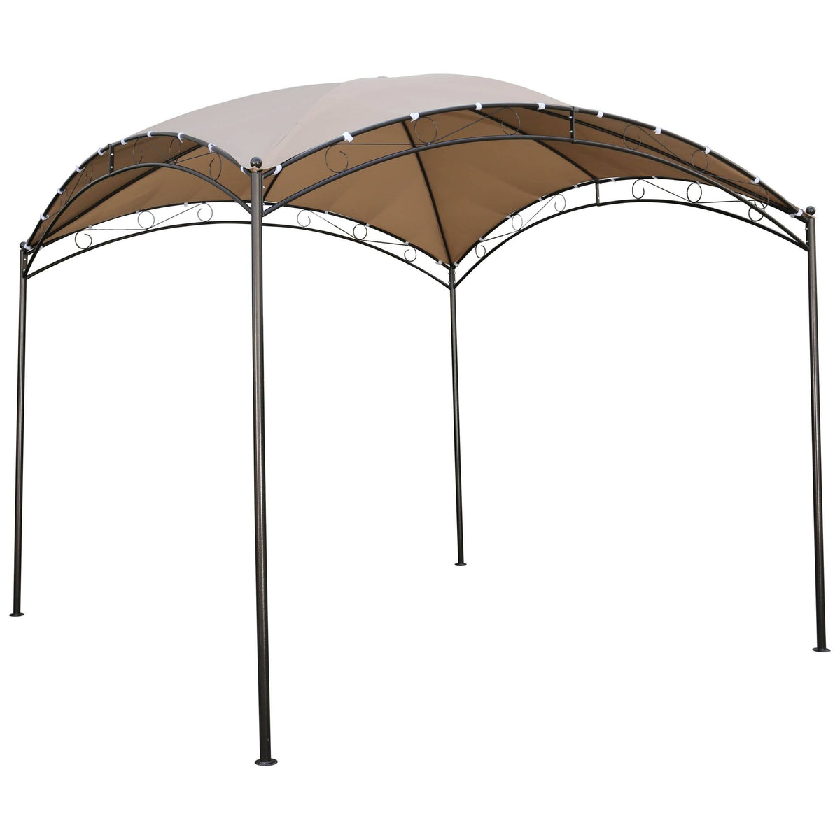 Square 10 Foot Dome Top Gazebo O7288