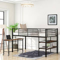 Twin Loft Bed with Built-in Desk P53600