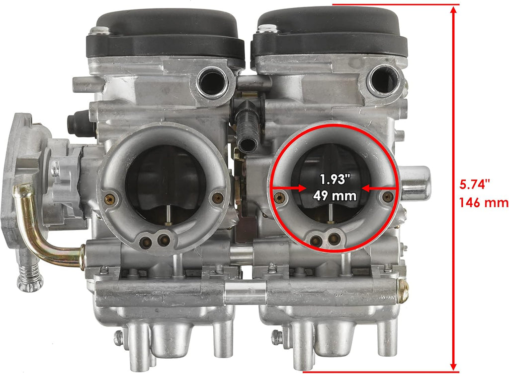Carburetor Yamaha Raptor 660 2001 2002 2003 2004 2005 Pack of 2 S94302