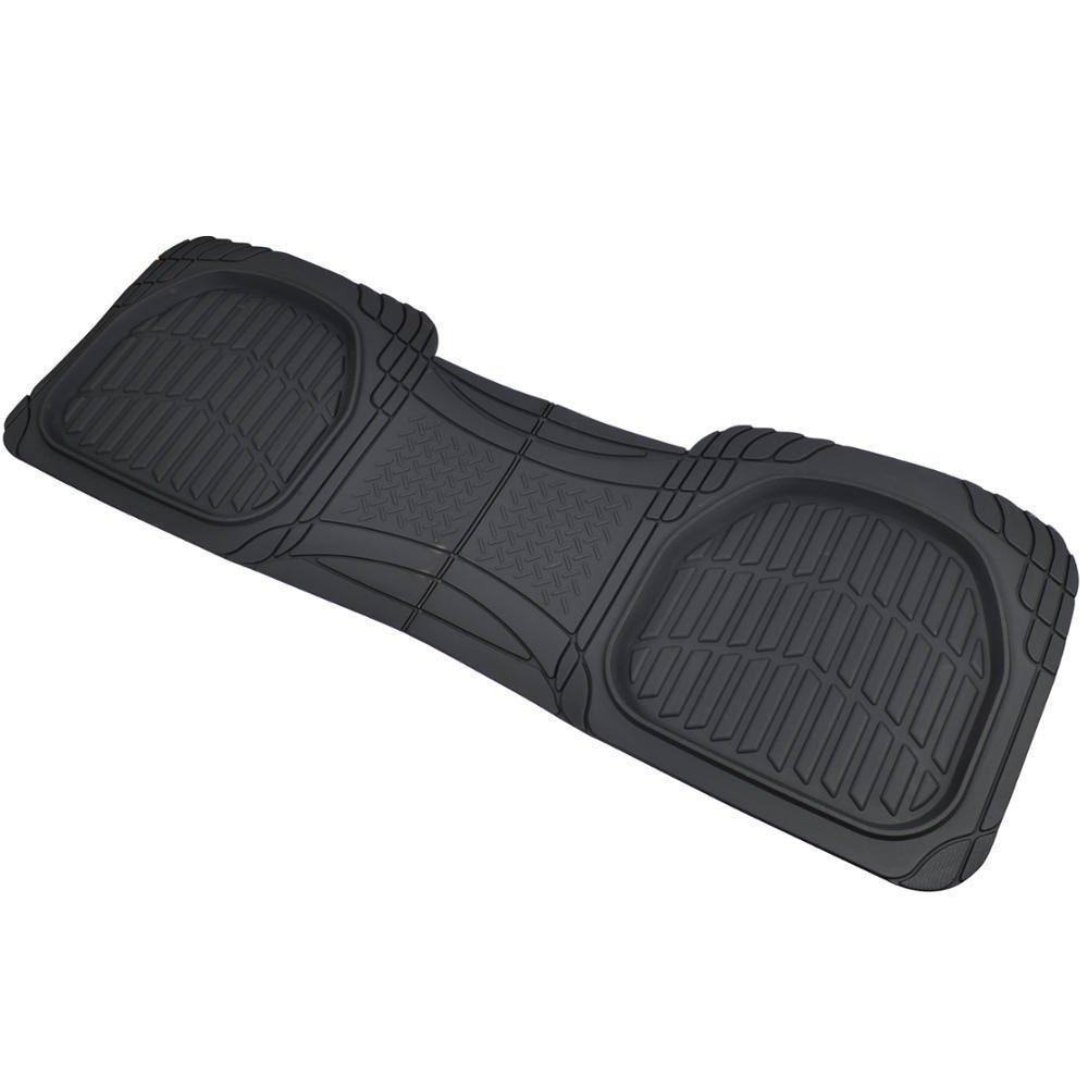 4pc Black Rubber Car Floor Mats Set with Cargo F920