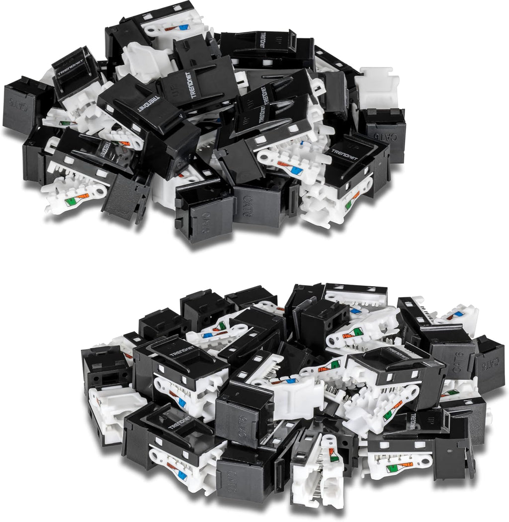 Cat6 RJ45 Keystone Jack 50-Pack Q140796