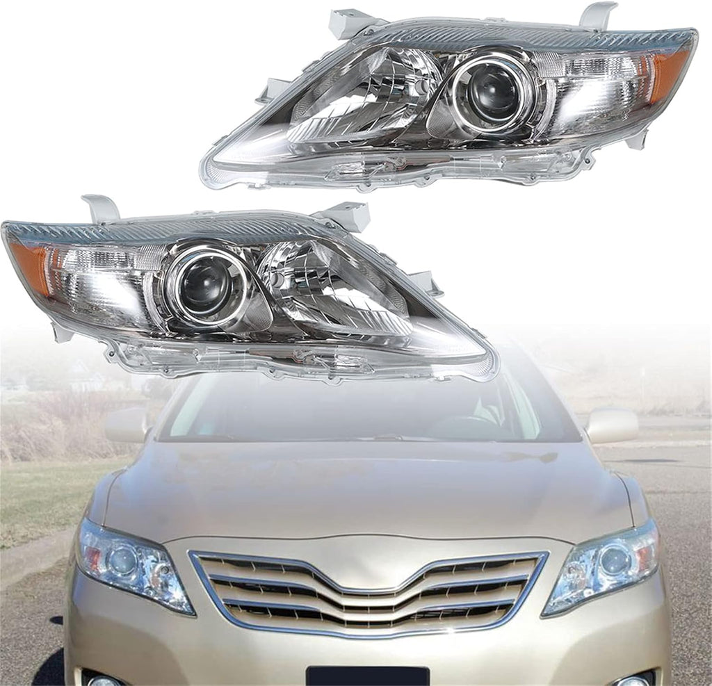 Headlights Pair for 2010 2011 Toyota Camry SE G137238