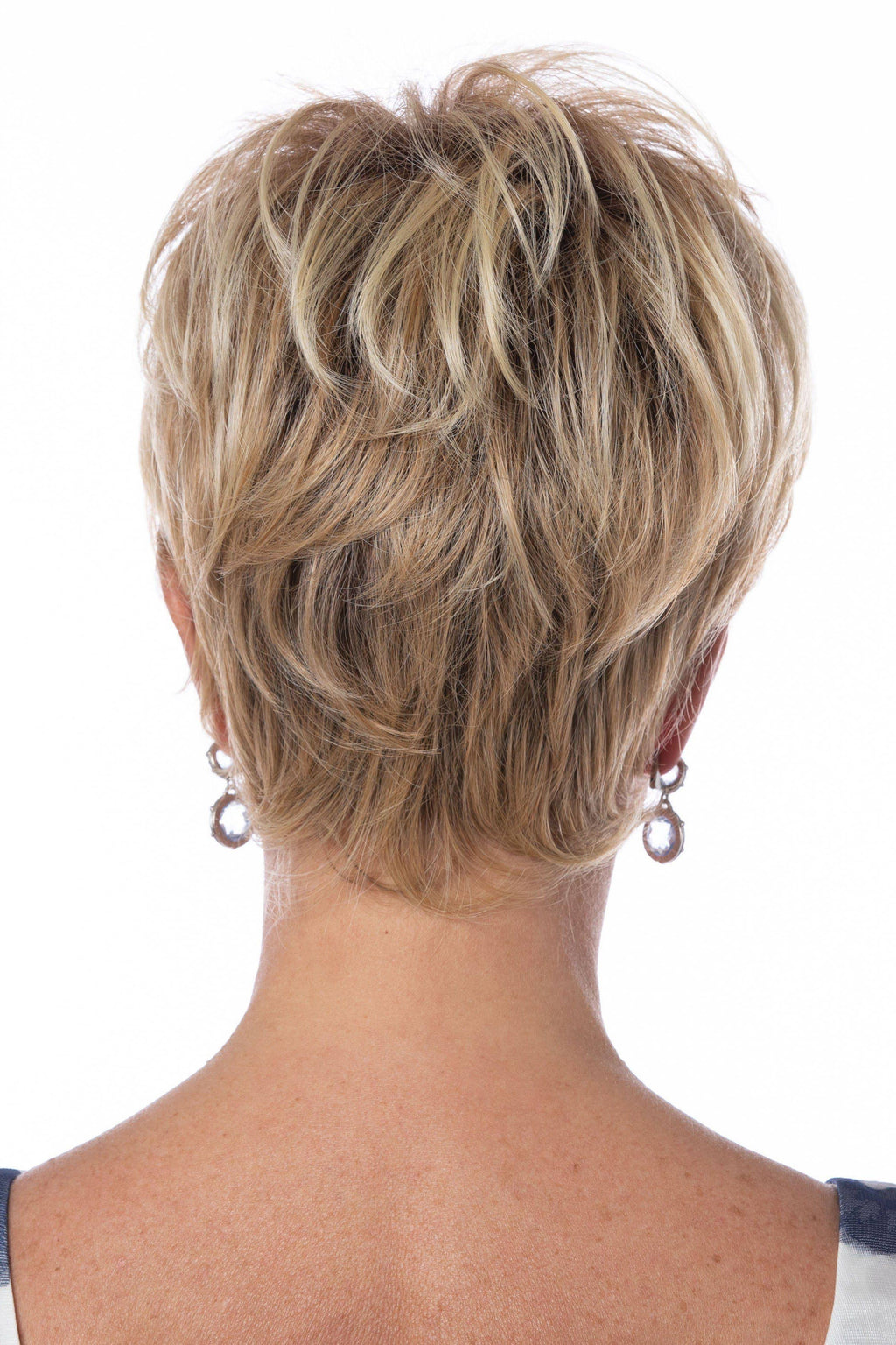 Medium Brown Synthetic Wig B601201