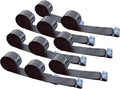 Yellow 4 x 30' Heavy Duty Tie-Down Winch Strap with Flat Hooks O215469