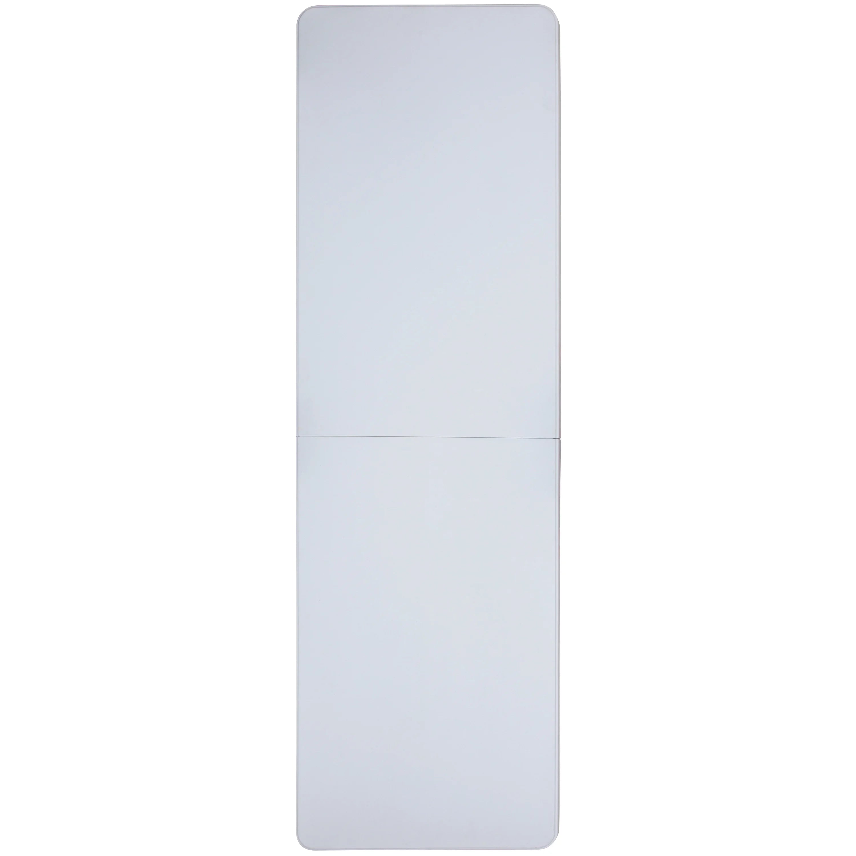 8-Foot Height Adjustable Granite White Plastic Folding Table with Handle Y32510