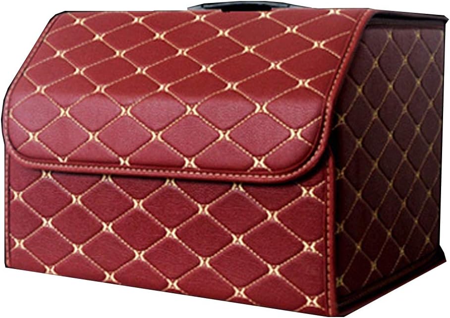 Black Waterproof PU Leather Car Organizer - Pack of 2 P79948