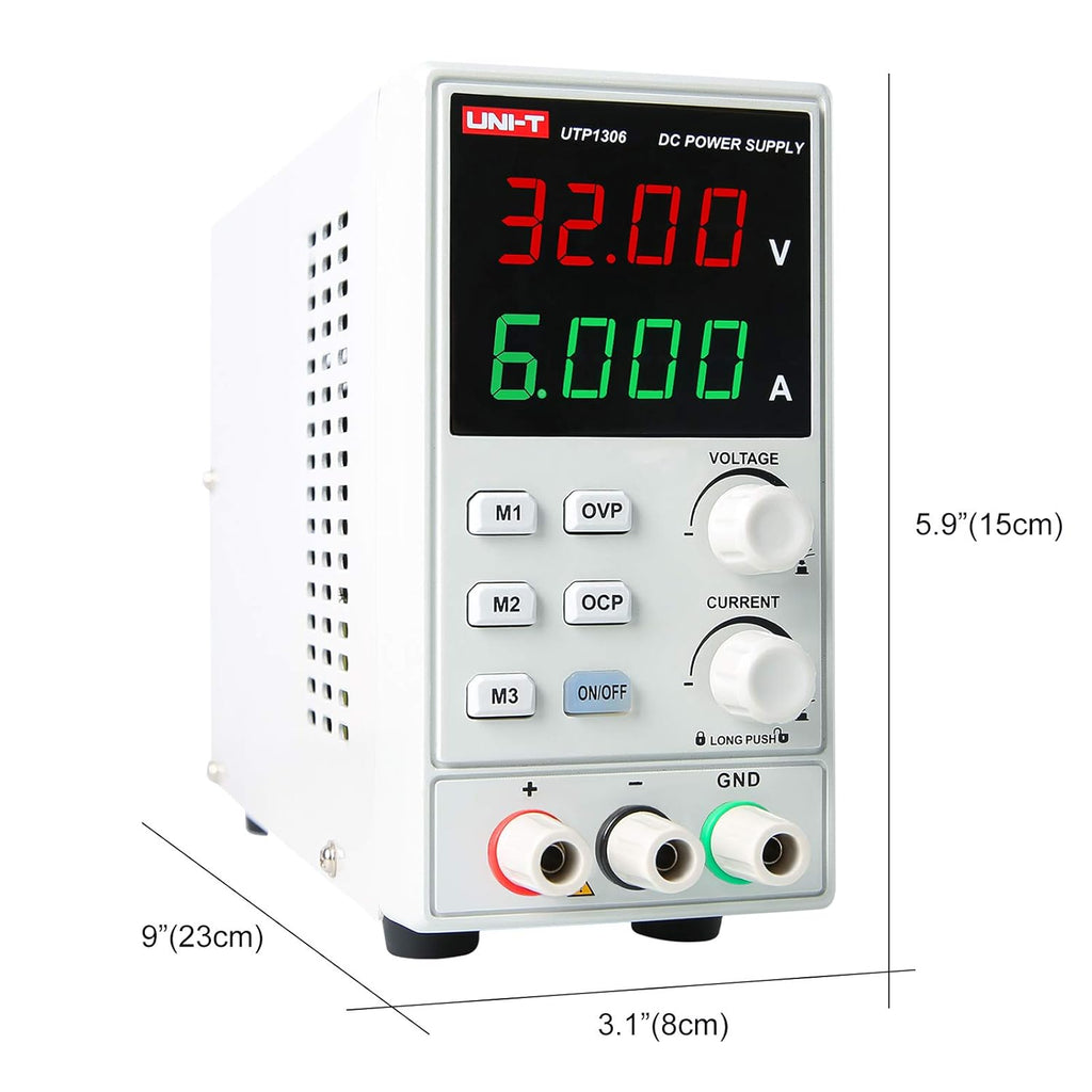DC Power Supply Variable Adjustable Switching Regulated 32V 6A LED Display T800708