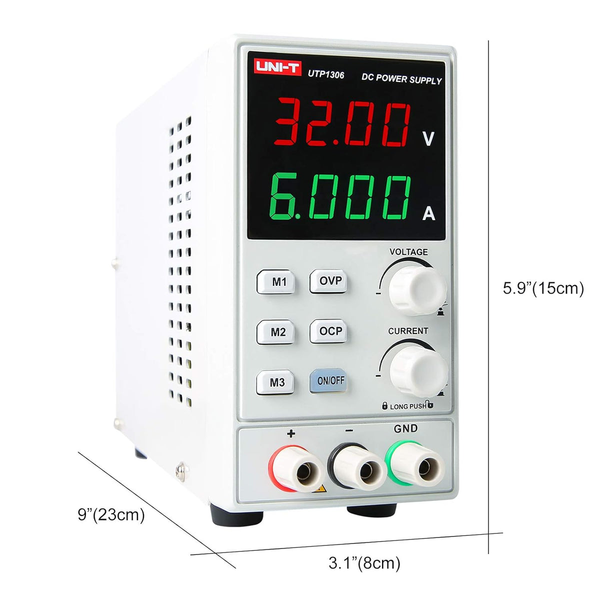 DC Power Supply Variable Adjustable Switching Regulated 32V 6A LED Display T800708