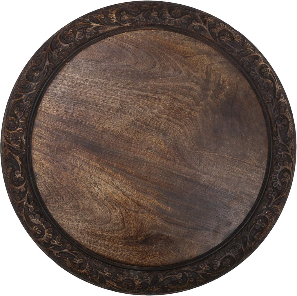 Antique Solid Carved Wood Coffee Table Z15290