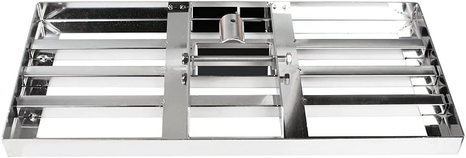 60 Inch Stainless Steel Leveling Rake, 20” x 10” Plate, Pack of 2 U69404