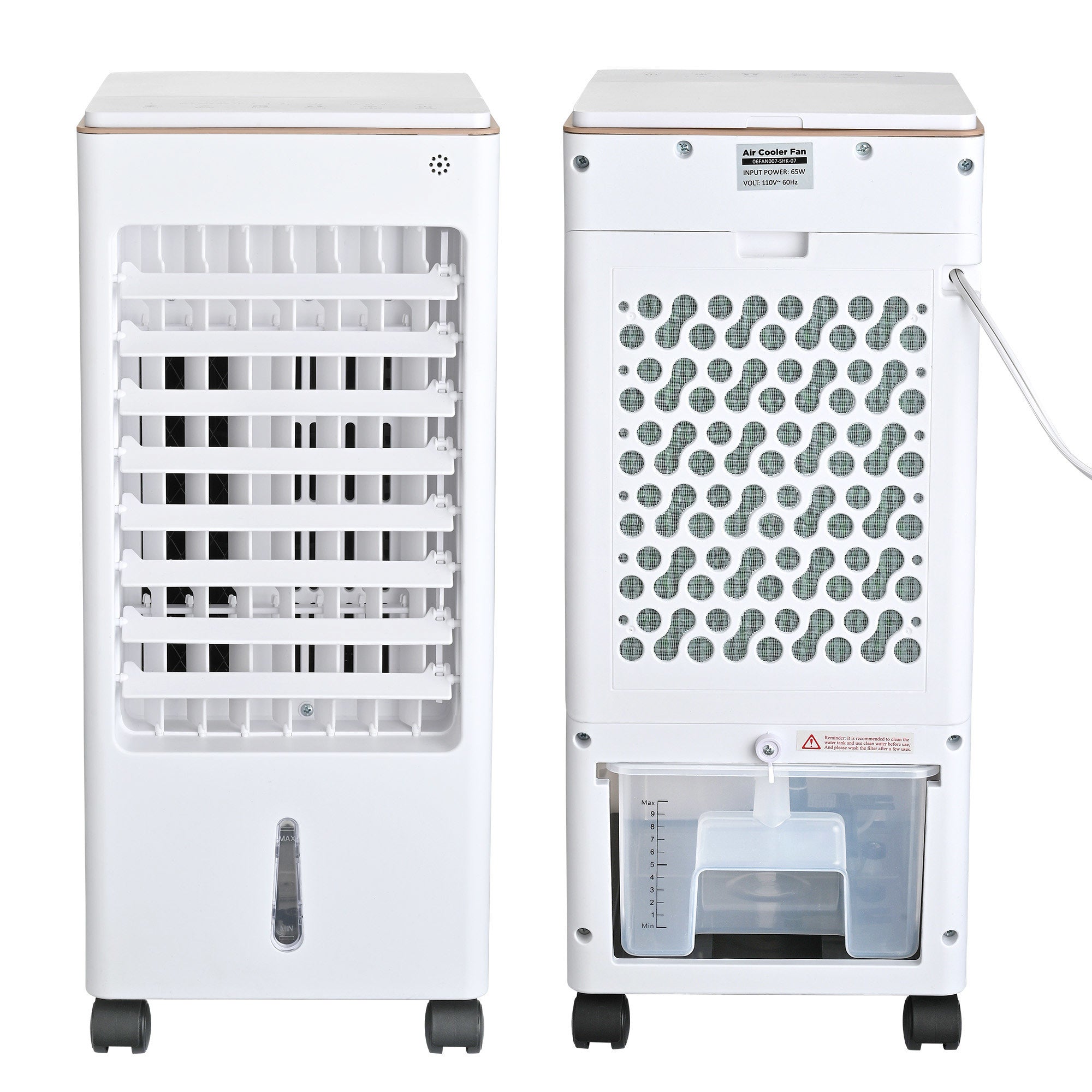 Portable Air Cooler with Double Tank Design and Adjustable Louver Z42806