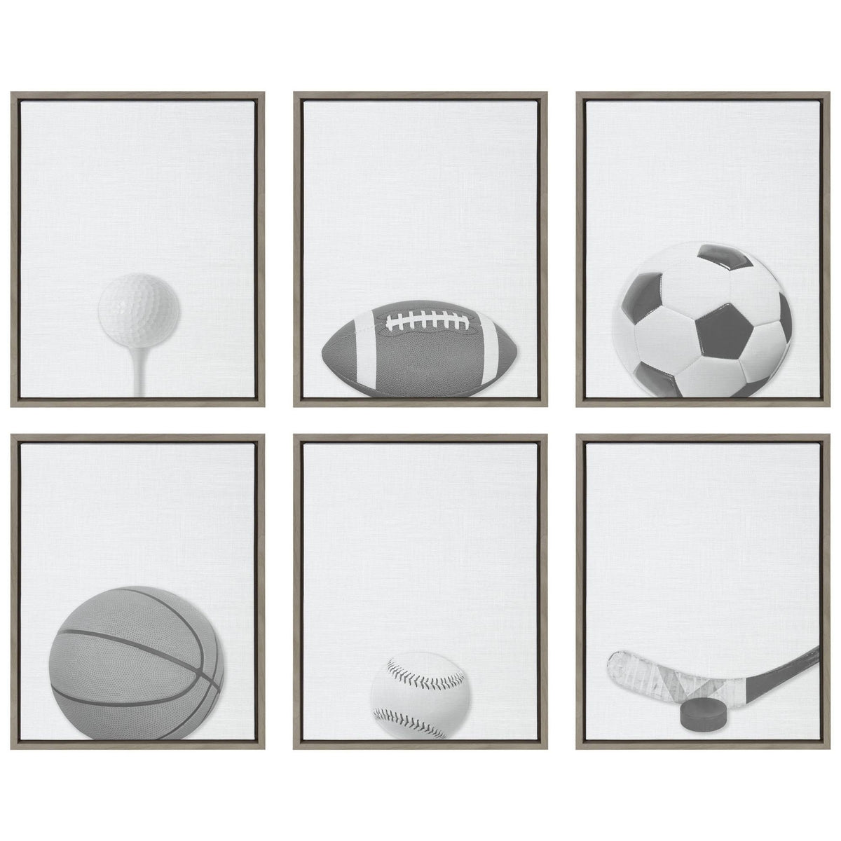 Gray Framed Canvas O906712