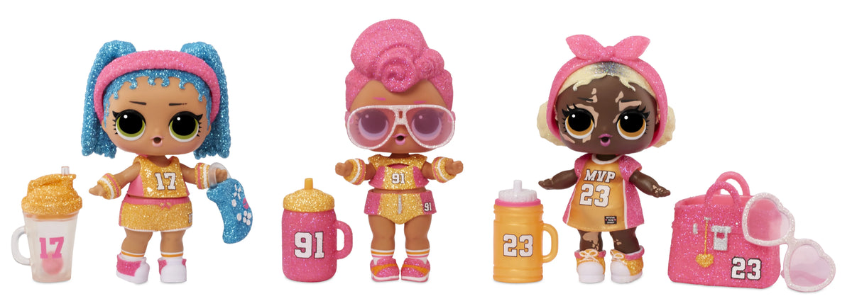 Sparkly Basketball Series Dolls with 8 Surprises M532357