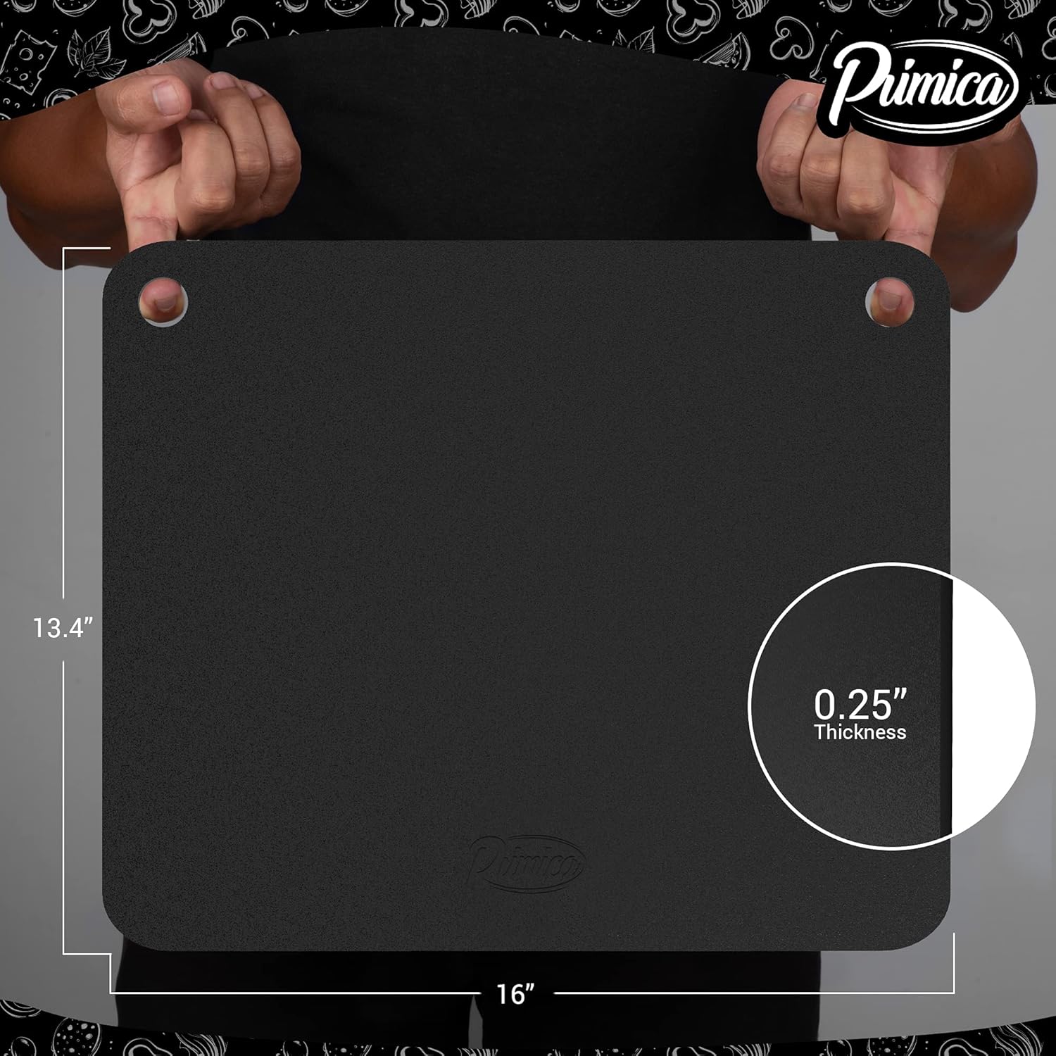 16” x 13.4” x ¼” Pizza Baking Stone R3535