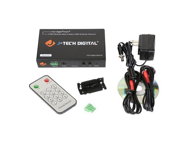 HDMI Extender / H.264 Encoder and Decoder Over Ethernet Cat6 D44974