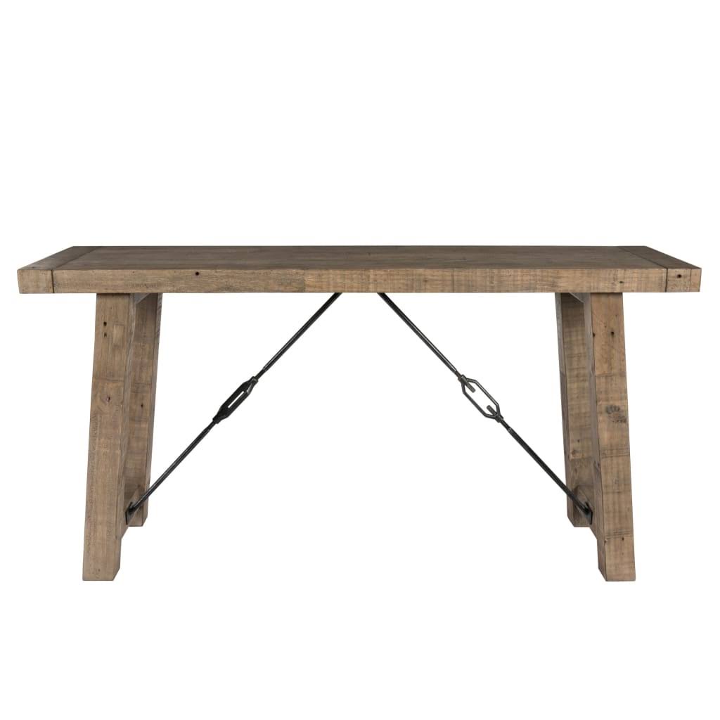 Weathered Gray Reclaimed Pine Console Table V17233