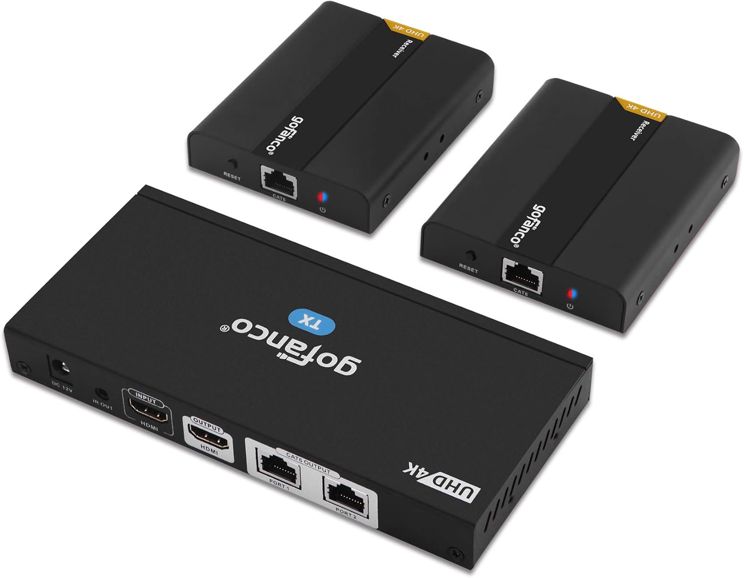 HDMI Extender Splitter 1080p Over Cat5e/Cat6/Cat7 Ethernet Cable O78433
