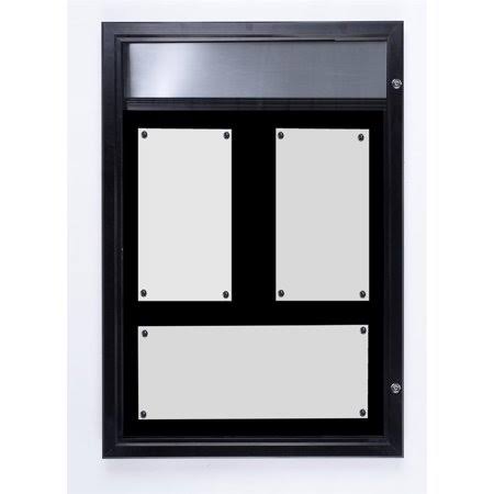 11x22 x 17x22 Menu Cases with Lockable Door W869