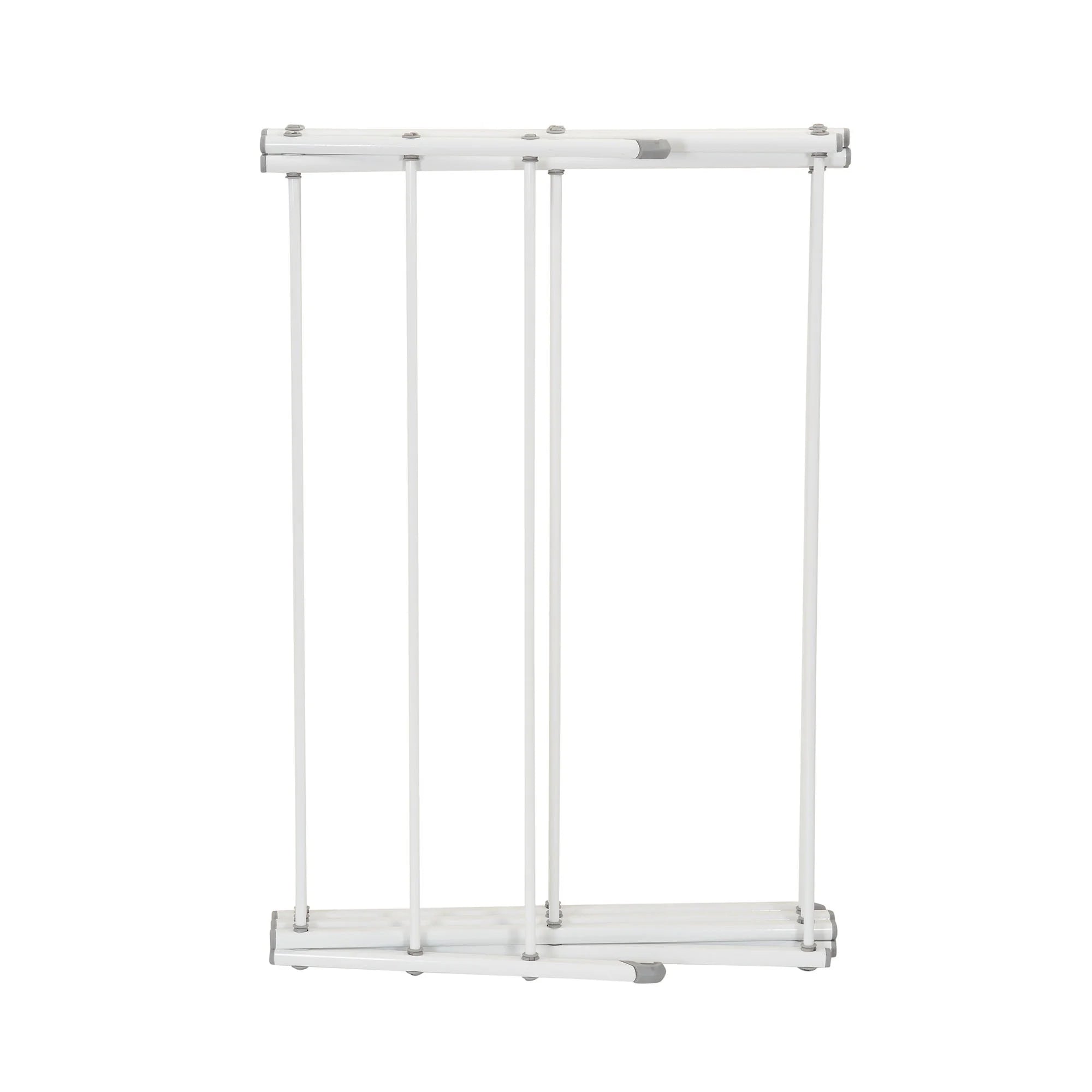 White Collapsible Metal Clothes Drying Rack U9929