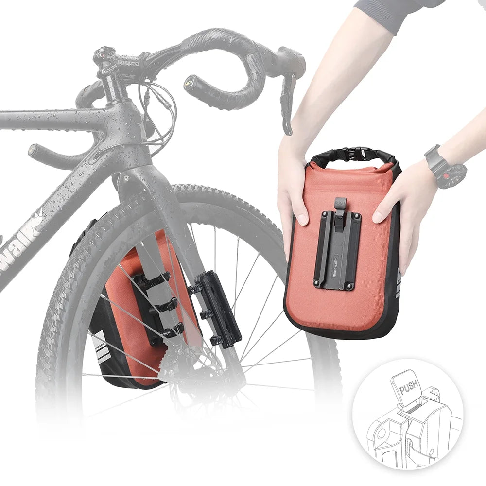 4L Bike Front Fork Bag Waterproof Cycling Bag Z332702