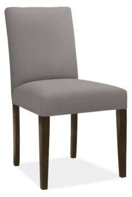 Modern Side Chair in Flint Cement Grey Fabric M656054