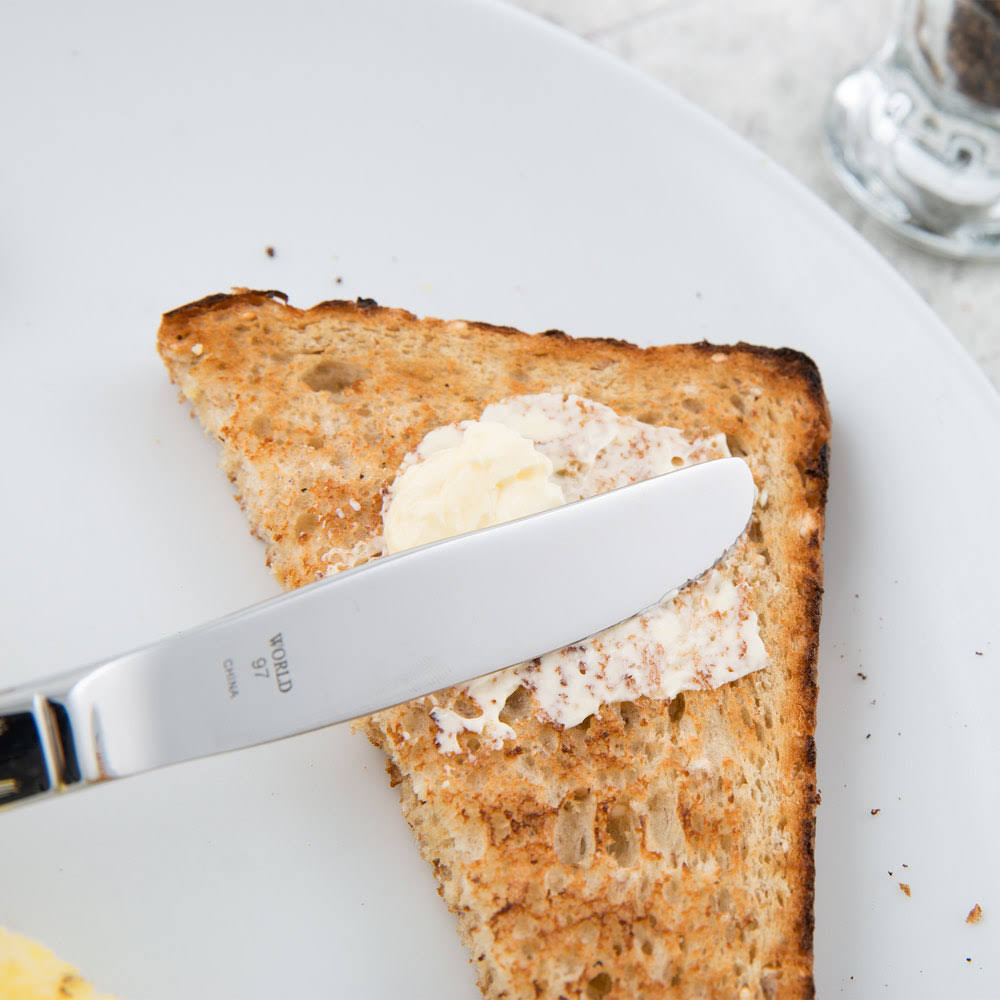 18/0 Stainless Steel Bread and Butter Knife - 36/Case I316