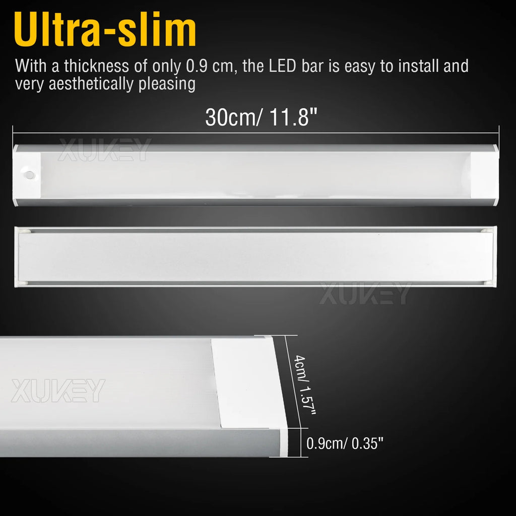 4pc RV Car Interior Led Ceiling Lights Strip Bar Boat Camper Trailer 10W Bright White X259