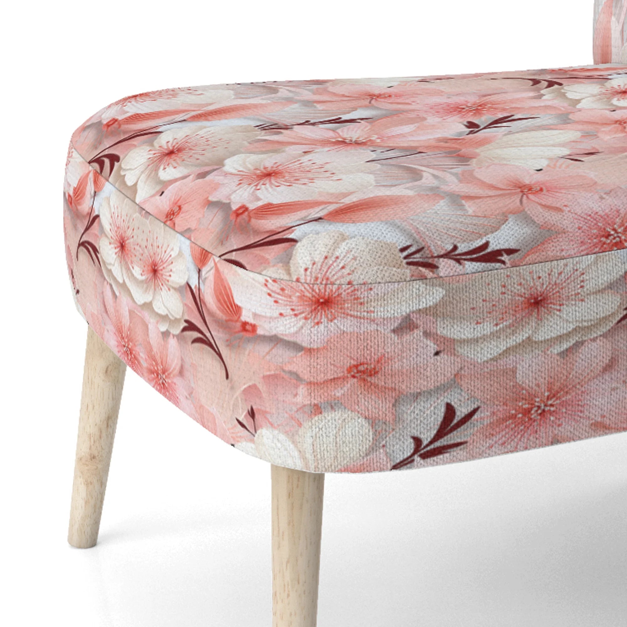 Upholstered Tropical Accent Chair and Arm Chair P514801