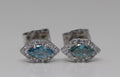 18k Gold Diamond Stud Earrings C182