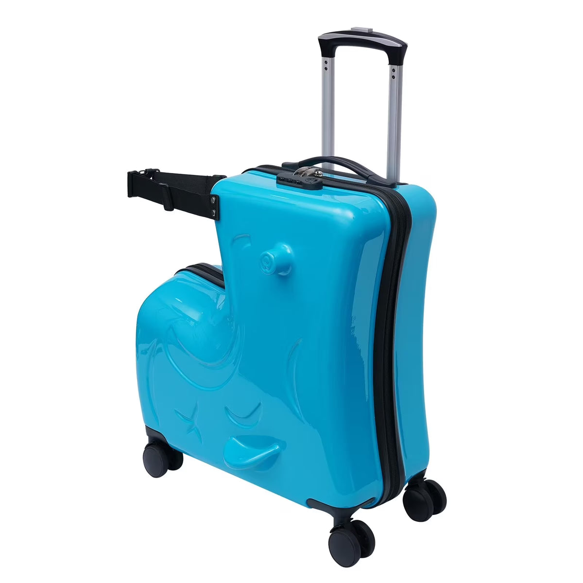 Blue 20" Hard Luggage Ride-on Travel Case G15557