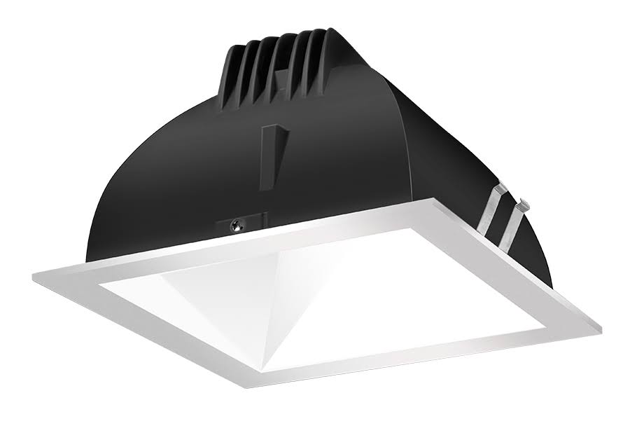 White Cone Silver Ring LED Wall Wash Light N964234
