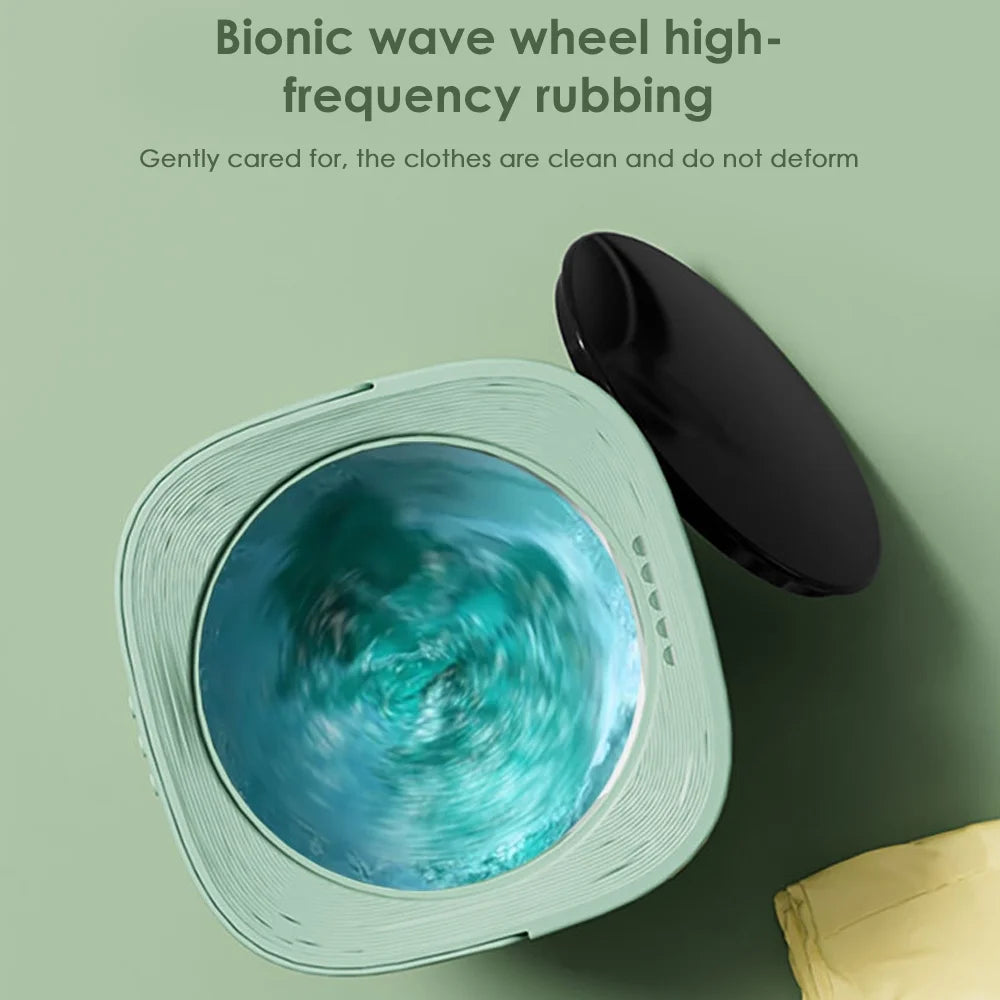 Green Portable Folding Washer W50636