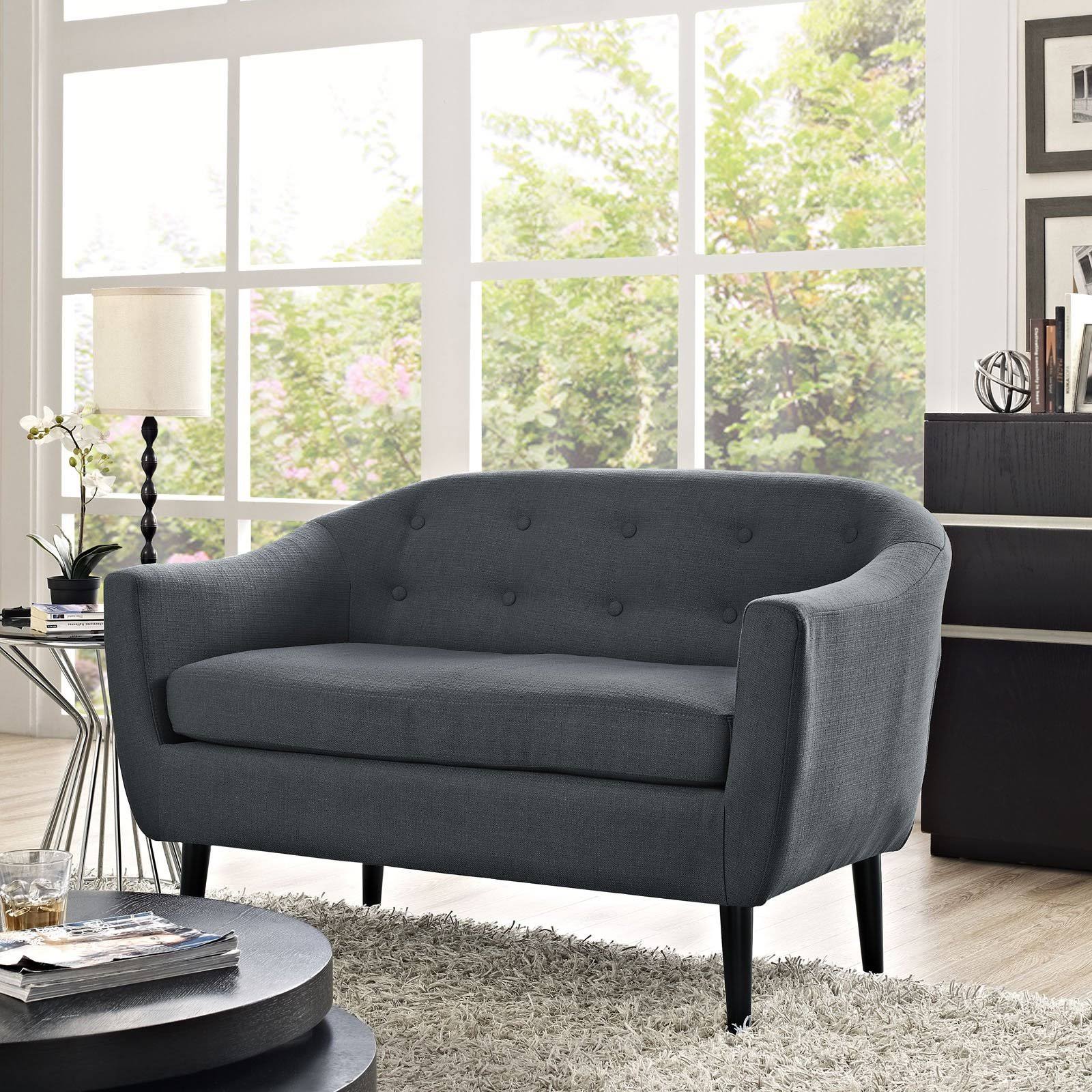 Light Gray Loveseat W4030