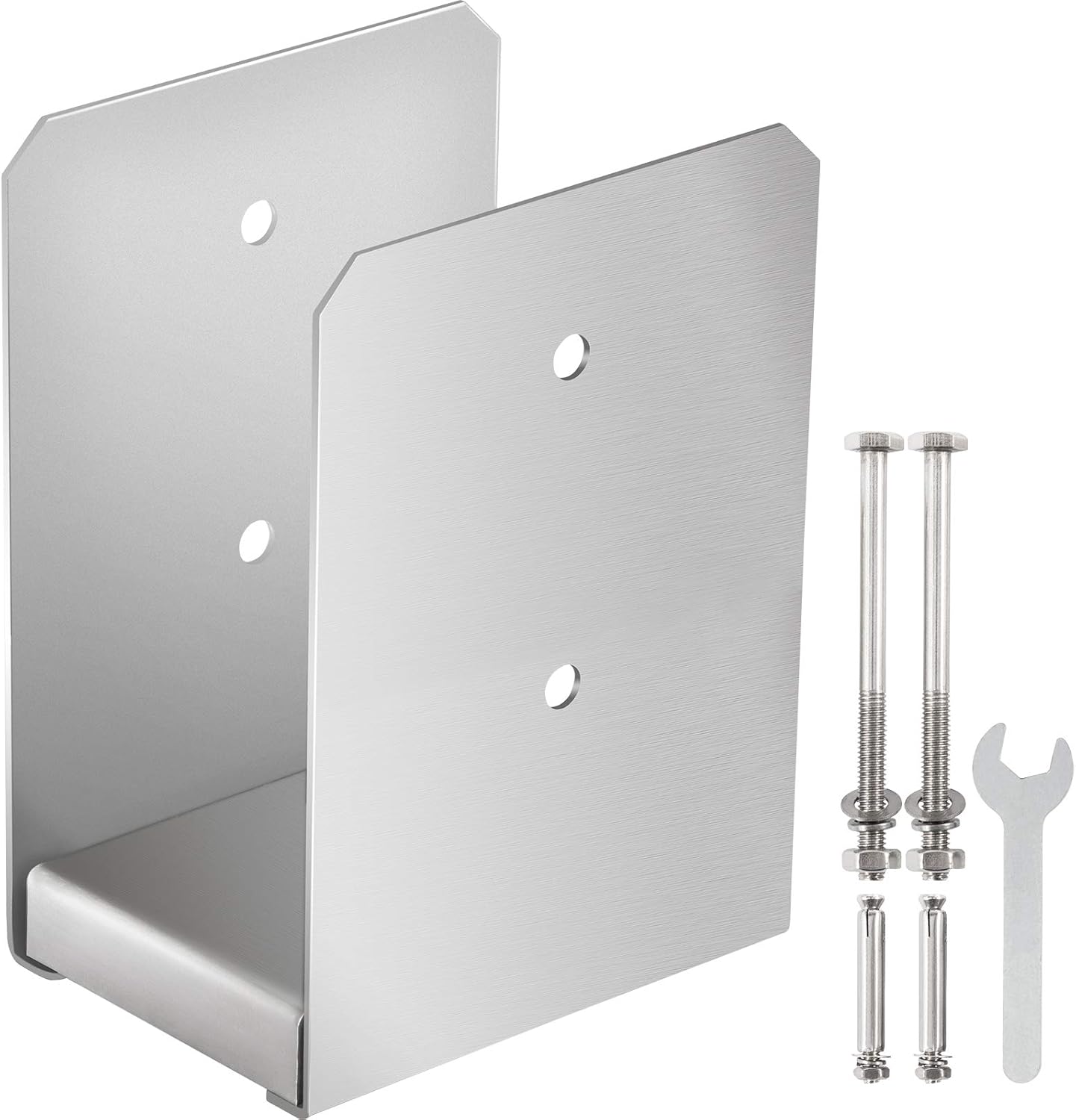 6 PCS Stainless Steel Adjustable Post Base S156226