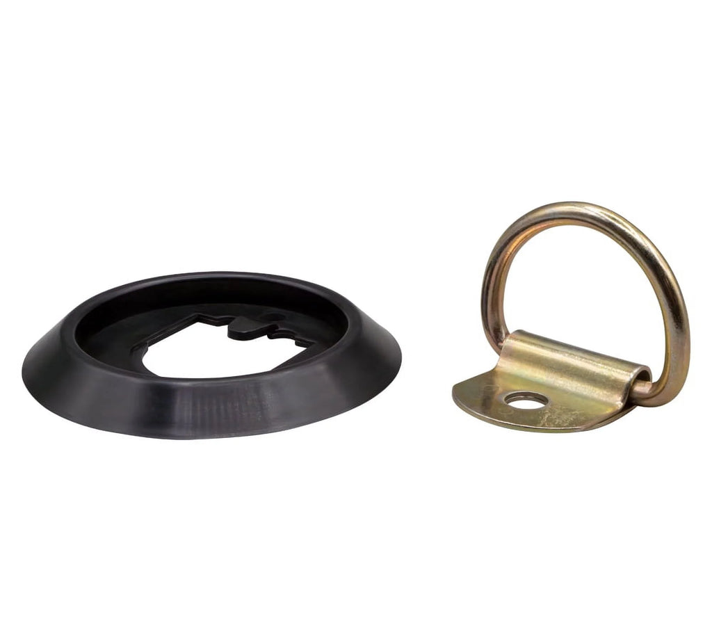 10 Pack Recessed D-Ring Tie-Down Anchor with Plastic Pan Fittings J809