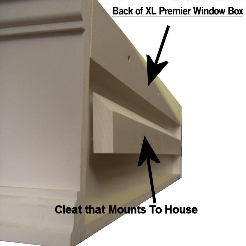 XL Catalina Window Box with Cleat Mounting System Y17974